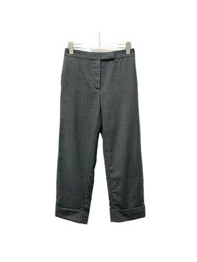 Thom Browne grey wool tailored trousers